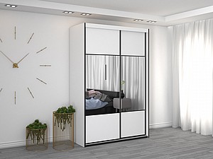 ארון הזזה 2 דלתות דגם BZ100-17 ארון הזזה 2 דלתות דגם BZ100-17